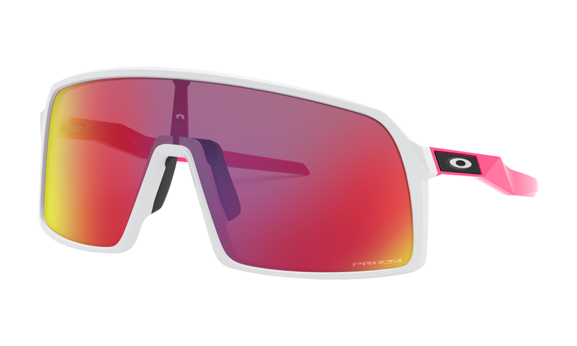 Oakley Sutro Jolt Matte White Prizm Road Sunglasses